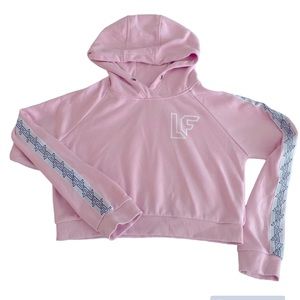 LF hooded sweatshirt. Pink. Size M